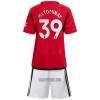 Camisola + Calções Manchester United McTominay 39 Criança Equipamento 1ª 23/24